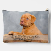 Beste Hond Mam Ooit Aangepaste Foto & Tekst Etui (Achterkant)