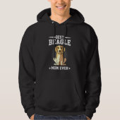 Beste Hond Mam Ooit Beagle Love R Hoodie (Voorkant)