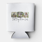 Beste Hond Mam Ooit - Custom 3-Photo Collage Blikjeskoeler (Voorkant)