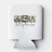 Beste Hond Mam Ooit - Custom 3-Photo Collage Blikjeskoeler (Achterkant)