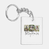 Beste Hond Mam Ooit - Custom 3-Photo Collage Sleutelhanger (Voorkant Links)