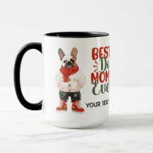 Beste Hond Mam Ooit Frenchie Custom Christmas