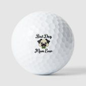 Beste hond Mam ooit Golfballen (Voorkant)