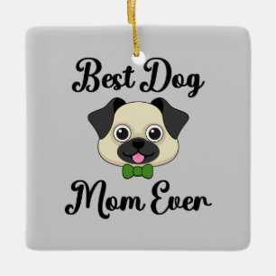 Beste hond Mam ooit Keramisch Ornament