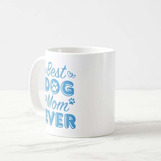 Beste hond Mam ooit Koffiemok (Voorkant links)