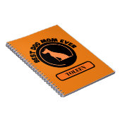 Beste hond Mam ooit op maat Notitieboek (Rechterzijde)