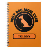 Beste hond Mam ooit op maat Notitieboek (Voorkant)