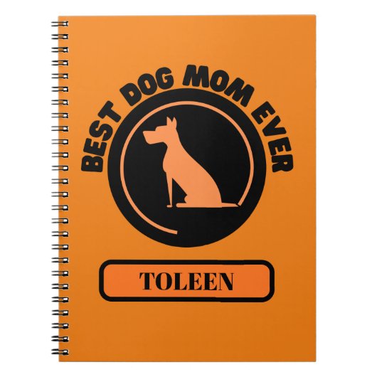 Beste hond Mam ooit op maat Notitieboek (Voorkant)