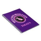 Beste hond Mam ooit op maat Notitieboek (Rechterzijde)