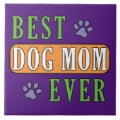 Beste hond Mam ooit Tegeltje (Voorkant)