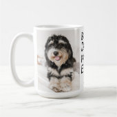 Beste Hond Mam Ooit Van De Hond Twee Foto Custom Koffiemok (Links)