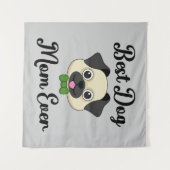 Beste hond Mam ooit Wandkleed (Voorkant (horizontaal))