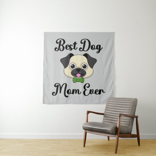 Beste hond Mam ooit Wandkleed (In situ)
