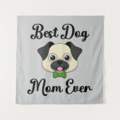 Beste hond Mam ooit Wandkleed (Voorkant)