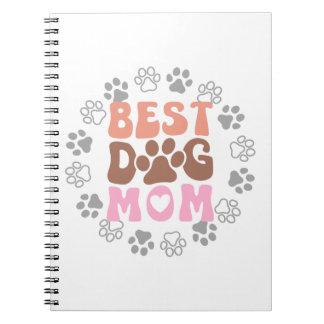 Beste Hond Mama met Paw Prints Notitieboek