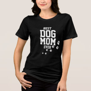 Beste Hond Mama Ooit Shirt - Paws T-Shirt Gift Ide
