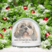 Beste Hond Mama Ooit Vrolijke Kerstmis Huisdier Fo Sneeuwbol (Kerstmis)