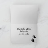 Beste hond mama & papa kaart (Binnen)