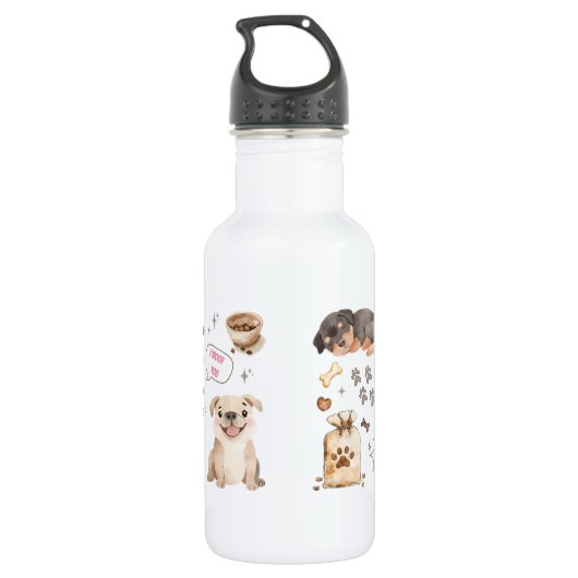 Beste hond mama waterfles  (Achterkant)
