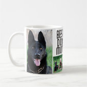 Beste Hond Moeder 6 Aangepaste Fotocollage Moederd Koffiemok (Links)