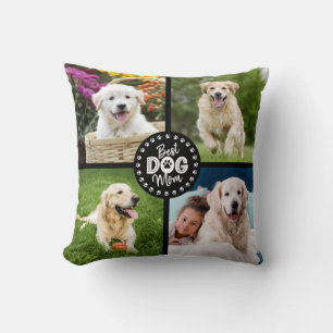 Beste hond-moeder aangepaste 4 foto poten vet zwar kussen