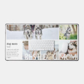 Beste Hond Moeder Definitie | Vijf foto's Bureaumat (Keyboard & Muis)