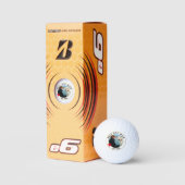 BESTE HOND MOEDER DOOR PAR Foto Hart Golfballen (Verpakking)