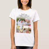 Beste Hond Moeder Foto Collage T-shirt (Voorkant)