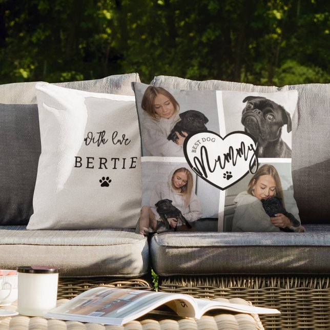 Beste Hond Moeder | Fotocollage Kussen (Creator heeft geüpload)