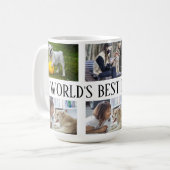 Beste hond-moeder mok van de wereld, gepersonalise (Voorkant links)