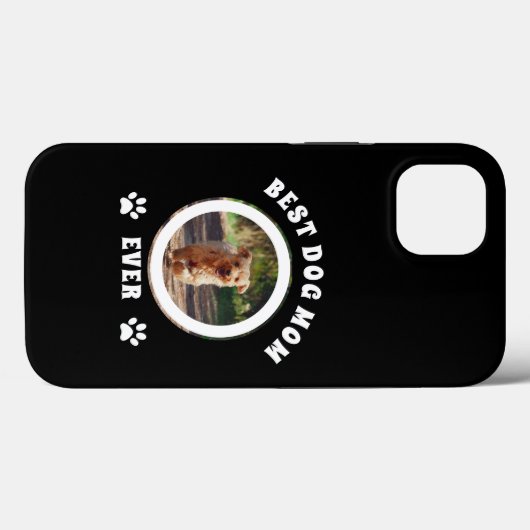 Beste hond-moeder ooit Aangepaste foto Gepersonali Case-Mate iPhone Case (Achterkant (horizontaal))