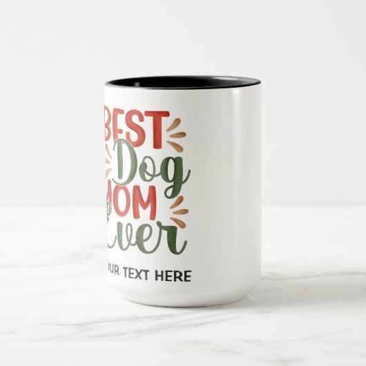 Beste Hond Moeder Ooit Chihuahua Custom Magic Mok (Midden)