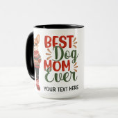 Beste Hond Moeder Ooit Chihuahua Custom Magic Mok (Voorkant links)