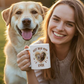 Beste Hond Moeder Ooit Foto Hart Koffiemok
