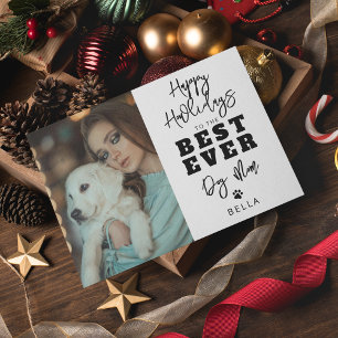 Beste hond Moeder ooit   Foto Kerstkaart