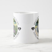 Beste Hond Moeder Ooit Foto Moederdag Grote Koffiekop (Voorkant)