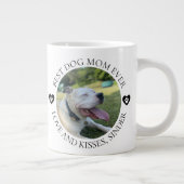 Beste Hond Moeder Ooit Foto Moederdag Grote Koffiekop (Rechts)