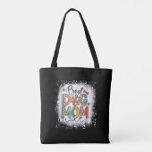 Beste hond-moeder ooit gebleekte moederdag moeder tote bag (Achterkant)