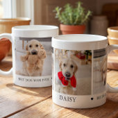 Beste hond-moeder ooit Gepersonaliseerde fotocolla Koffiemok