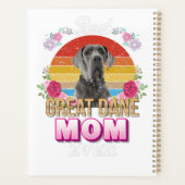 beste hond moeder ooit geweldig dane griep overdag planner (Achterkant)