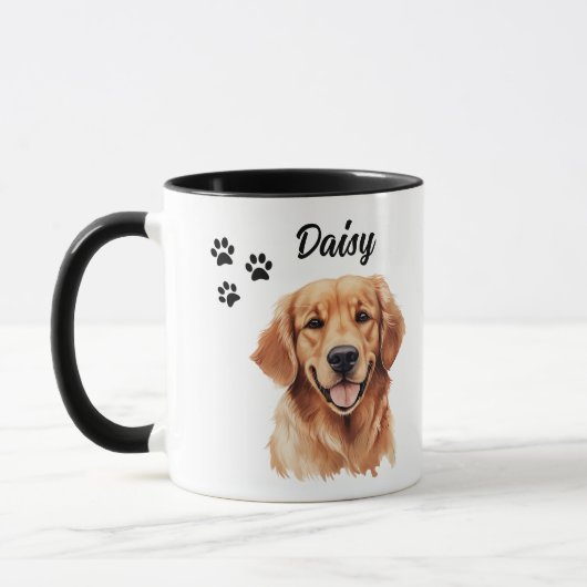 Beste Hond Moeder Ooit Gouden Retriever Gepersonal Mok (Links)