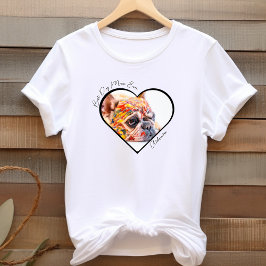 Beste Hond Moeder Ooit Hart Foto Pet Moederdag T-shirt