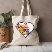 Beste Hond Moeder Ooit Hart Foto Pet Moederdag Tote Bag