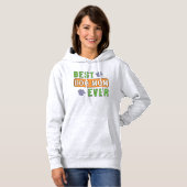 Beste hond-moeder ooit hoodie (Voorkant volledig)