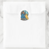 Beste hond-moeder ooit in Parijs Ronde Sticker (Tas)