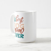 Beste hond-moeder ooit koffiemok (Voorkant links)