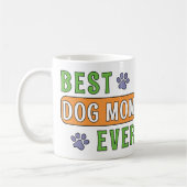 Beste hond-moeder ooit koffiemok (Links)