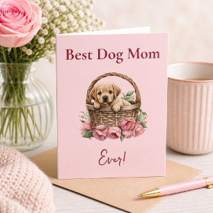 Beste hond-moeder ooit Labrador Retriever Kaart