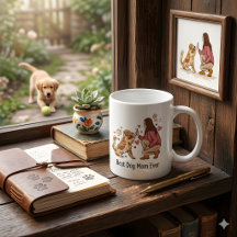 Beste hond-moeder ooit, leuk Moederdag cadeau
