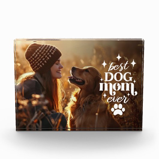 Beste HOND moeder ooit moederdag Fotoblokken (Voorkant)